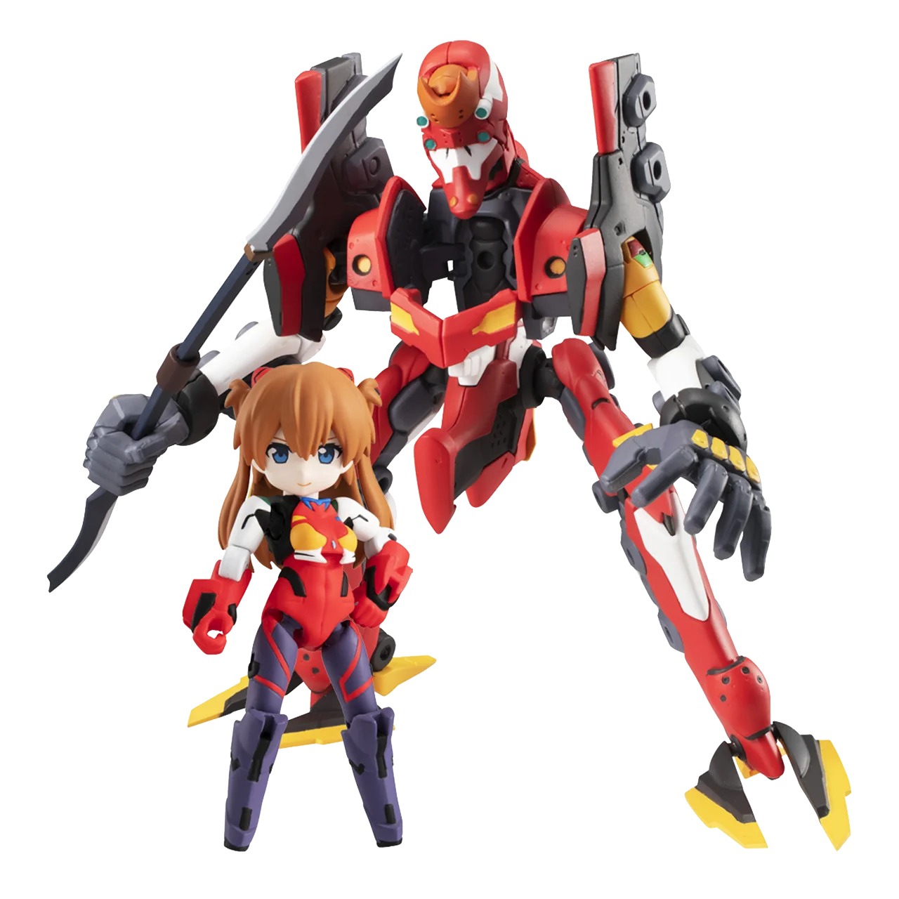 

Neon Genesis Evangelion EVA Asuka Langley Soryu with EVANGELION-02 Production Model Joints Movable Action Figure Toys