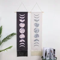 Tapestry Wall Hanging Tapestries Nine Phases of The Full Growth Cycle of The Moon Wall Art Tapestry Dorm Aesthetic Room Decor