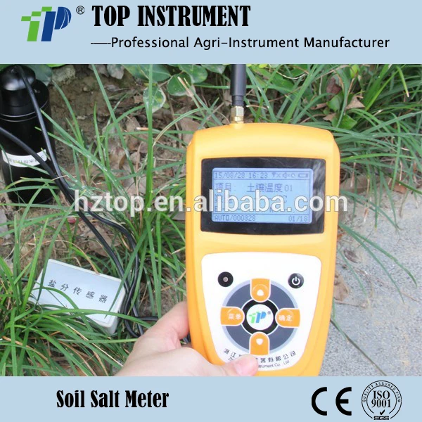 

Portable digital soil salt meter ec tester