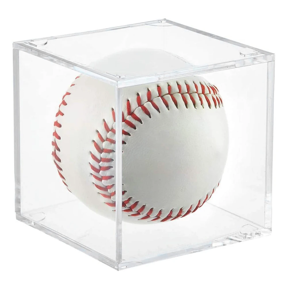 

Hot Baseball Holder Baseball Box Display Golf Tennis Ball Transparent Case For Souvenir Storage Box Holder Uv Protection Dust