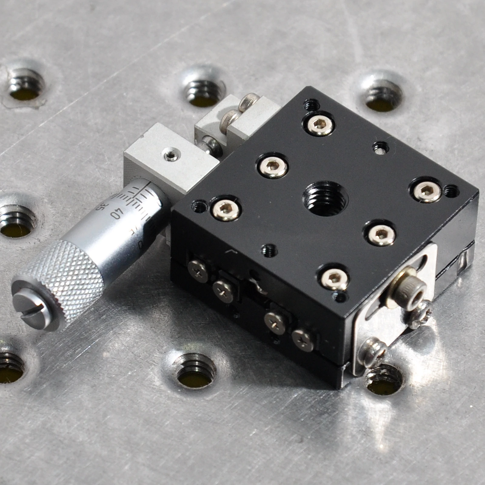 

Y-axis M1-338-R1 MMT manual precision bidirectional linear guide displacement fine adjustment sliding table aluminum 30mm