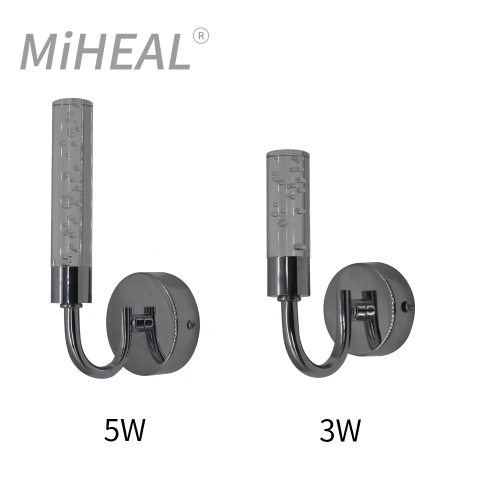 Современная акрилосветодиодный светодиодная настенная лампа 3 Вт 5 6 10