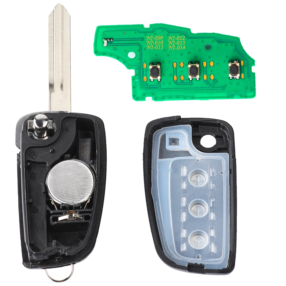 KEYECU 315 МГц ID46 обновленный дистанционный ключ для Nissan Versa Xterra Infiniti FX35 FX45 2003-2008 KBRASTU15