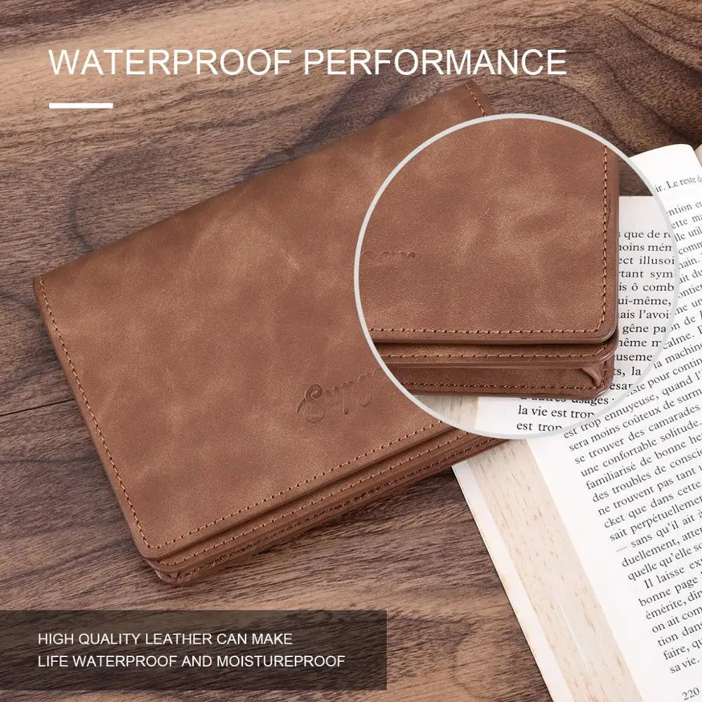 

Portable PU Leather Tobacco Bag Cigarette Pouch Case Wallet Tip Paper Holder Smoking Accessories gift for man father Husband Dad