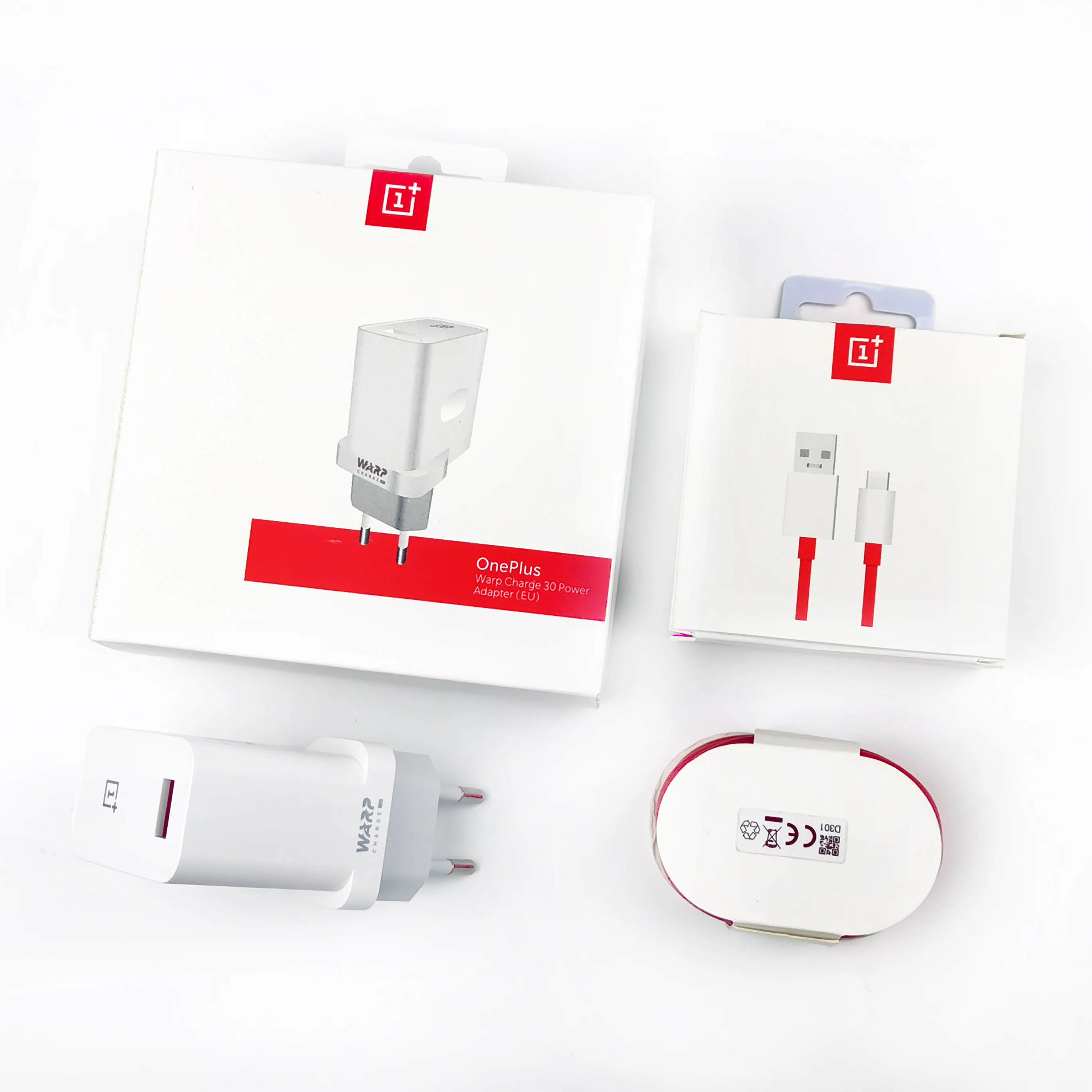 Оригинальное зарядное устройство OnePlus 8T Warp 30 быстрая зарядка ЕС/США Вт адаптер