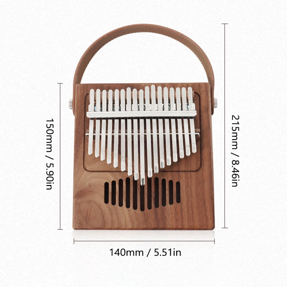 

Kalimba 17 Keys Wooden Kalimba African Thumb Piano Finger Piano Mini Kalimba Portable Musical Instrument