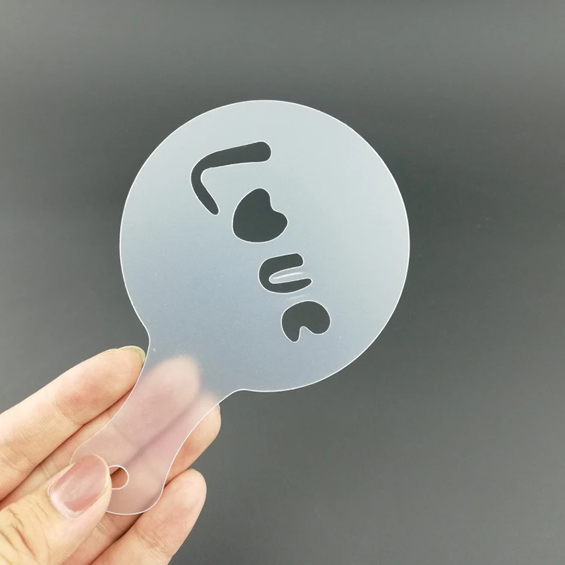 Кухонные трафареты для капучино KitchenAce 16 шт./компл. дизайна кофе латте бариста