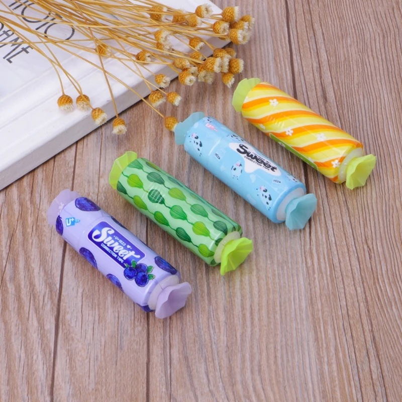 

5m Candy Correction Tape White Out Roller Tool School Office Stationery