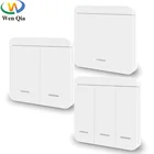 Универсальный беспроводной пульт дистанционного управления 433 МГц 86 настенный панельный радиочастотный передатчик с 1 2 3 кнопками для освещения дома комнатыпереключатель ламп