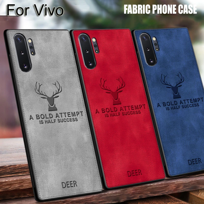Роскошный чехол с текстурой оленя для Vivo IQOO NEO3 3x50x30 V17 S1 V15 pro s6 S5 Y19/U3/Y5S/U20/Z5I Y9S