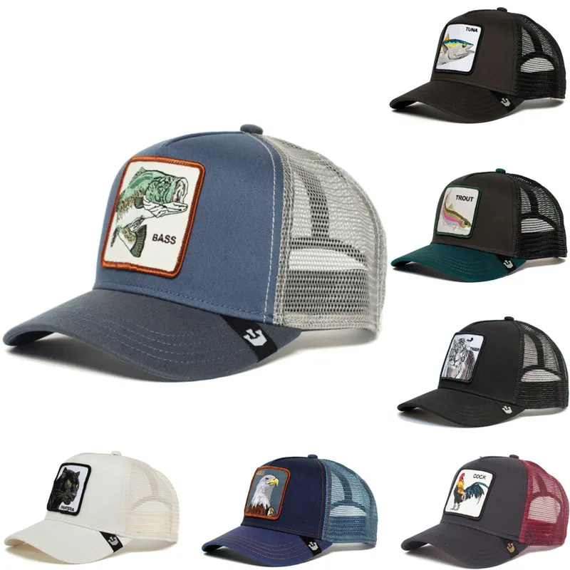 Высококачественная модная бейсболка в стиле аниме с изображением животных и