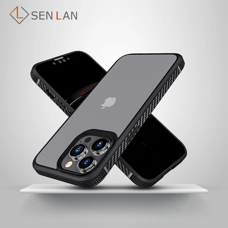 

New For iPhone13 13mini Mobile Phone Case Anti-drop For iPhone13pro Max Protective Cover 13pro Frosted Translucent