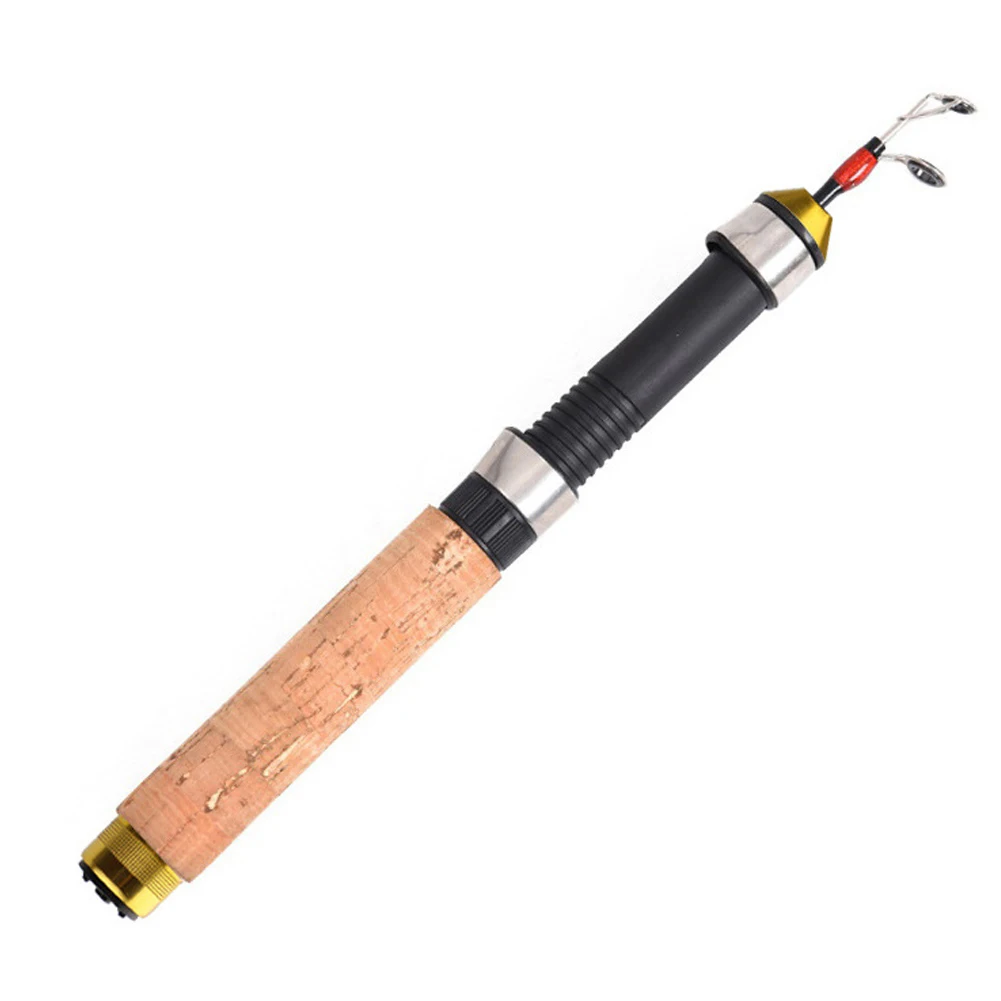 

60CM Mini Telescopic Ice Fishing Rod Portable Ice Fishing Pole Carbon Fiber Tackle For Winter Fishing Rod Stand Tackle Pesca