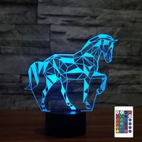3d small led night light for child bedroom decor 7 changing colour touch remote control led table desk lamp creative xmas gift
