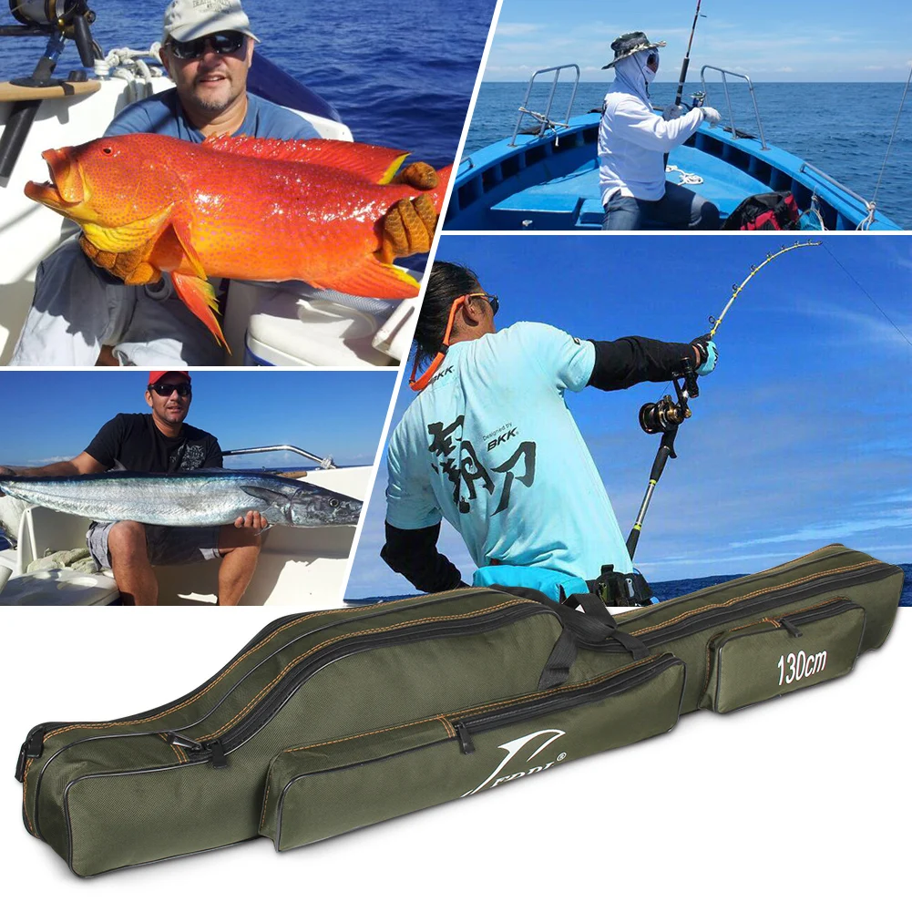 Складная сумка для удочки портативная переноска удочек хранения рыболовных