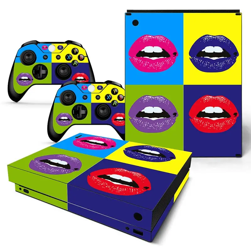 Классный дизайн для XB OX ONE X наклейка на консоль 2 контроллера BOX Виниловая x box one