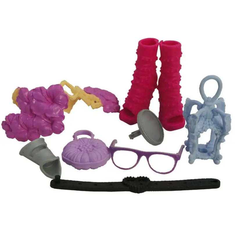 Повязка на голову для кукол шляпа обувь очков монстров высокое кукла игрушка