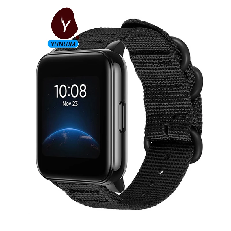 

Ремешок нейлоновый для спортивных часов realme watch 2, сменный Браслет для наручных часов realme watch 2