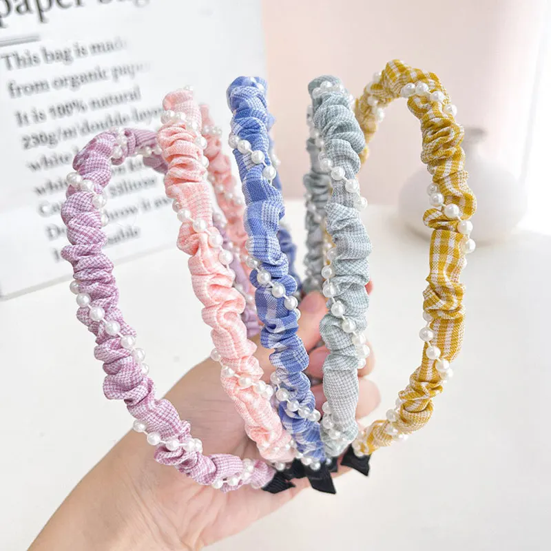 

Small Fresh Style Fashion Baby Hairband Hair Hoops Girls Rabbit Ears Bowknot Headband Cute Flowers Printed Hair Hoop Headwear