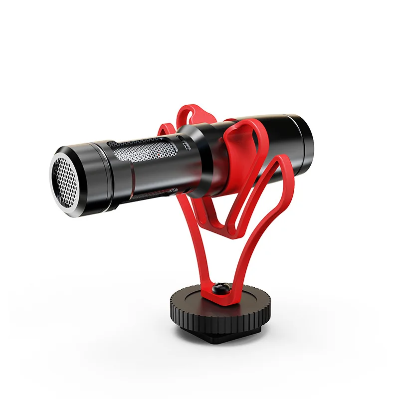 Профессиональный записывающий микрофон VLOG для телефона камеры интервью съемки