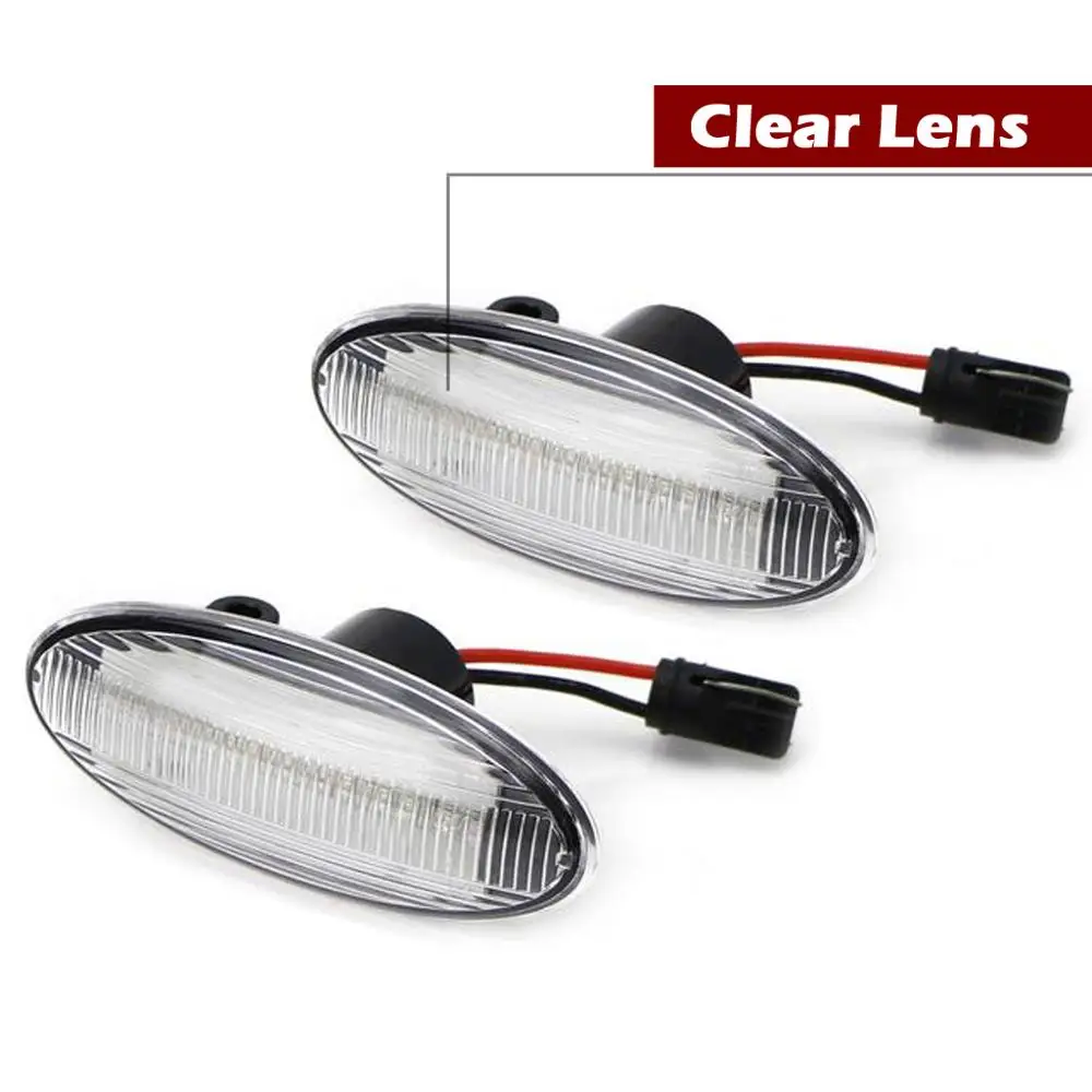 For Nissan CUBE EVALIA LEAF MICRA NOTE NP300 NV200 QASHQAI X-TRAIL Juke Car Front LED side marker Amber light Turn Signal Lamp | Автомобили