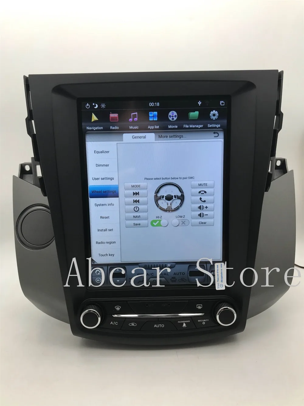 10,4 ''Tesla стиль Android 8,1 автомобильный dvd-плеер gps навигация для Toyota RAV4 RAV 4 2006-2012 PX6 CARPLAY стерео Мультимедиа Радио
