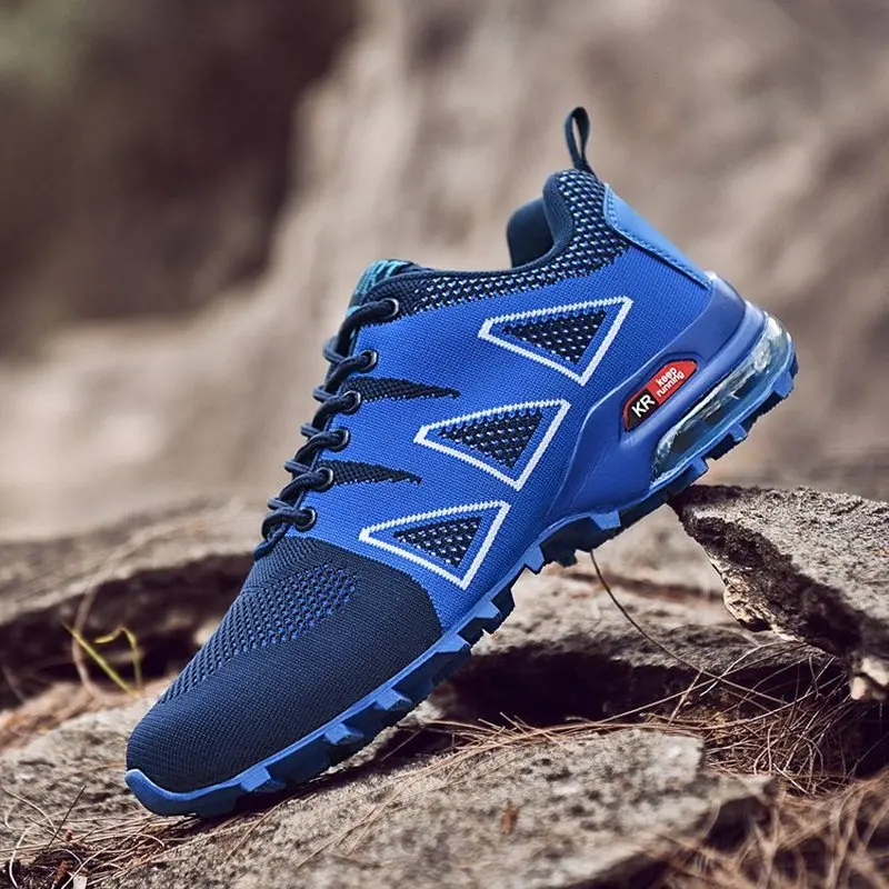 Повседневные спортивные мужские кроссовки с нескользящей подошвой Походная