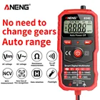 Aneng 8340 миниатюрный Умный Цифровой мультиметр Вольтметр Омметр анти-горящий автоматический тестер профессиональные инструменты для ремонта электрика