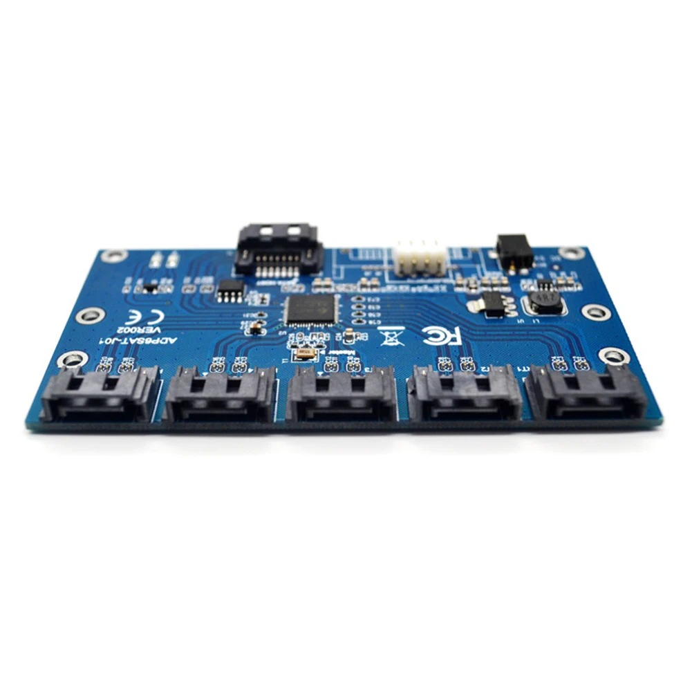 

SATA Expansion Riser Card 1 to 5 Port SATA3.0 Multiplier Adapter Module