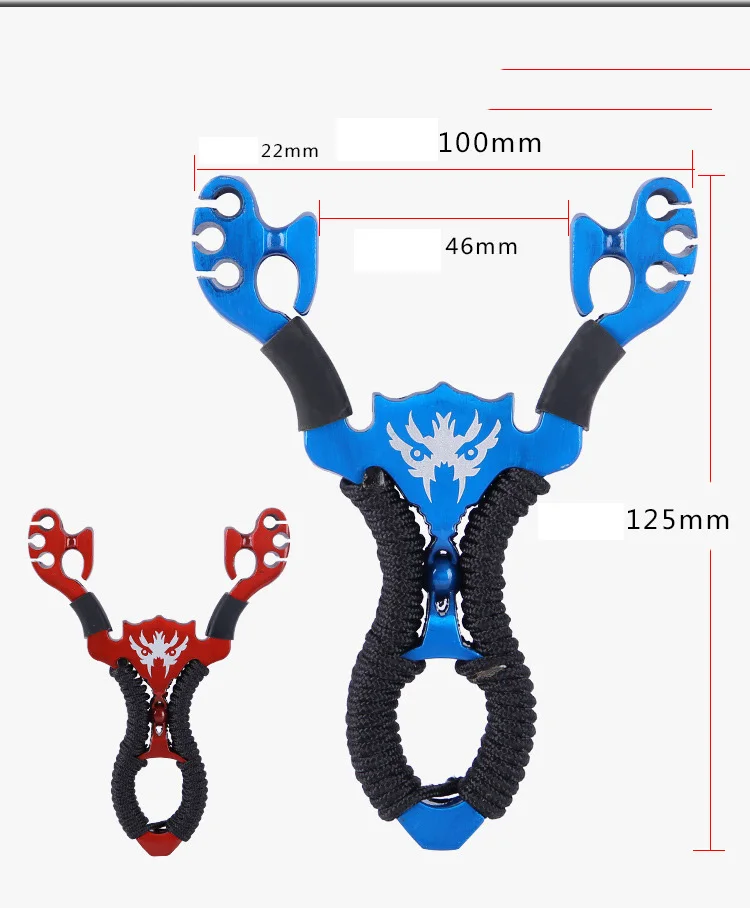 Мощный Рогатка сплав охота с резиновой лентой Спорт на открытом воздухе Охота