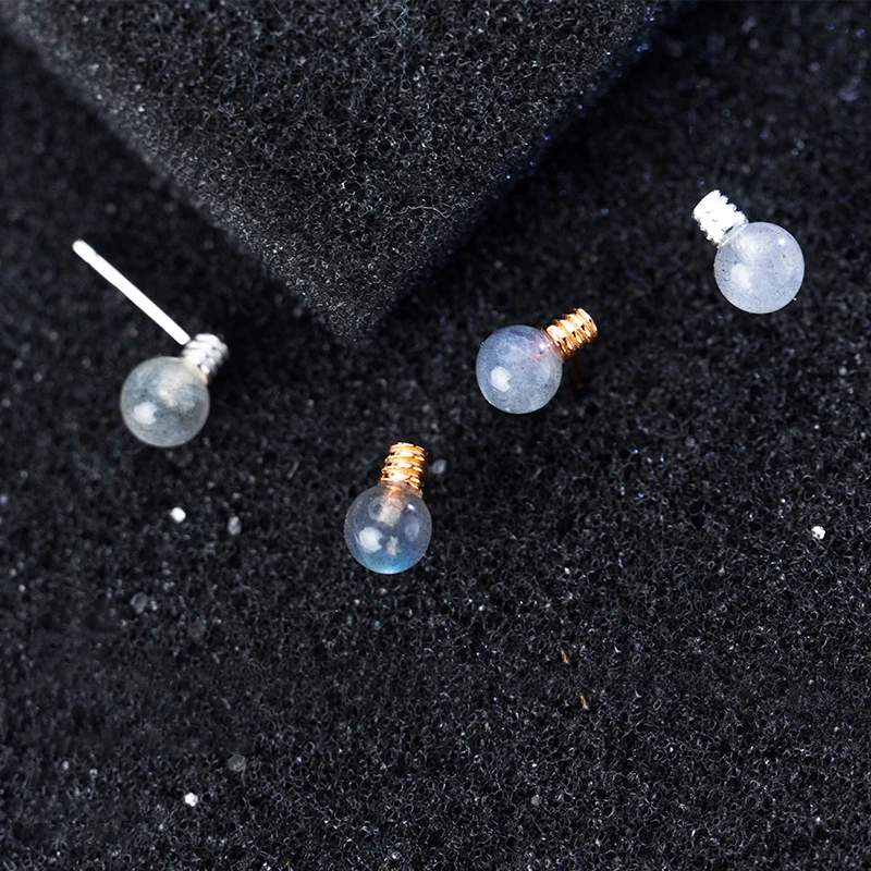 

Colusiwei горячая Распродажа 100% стерлингового серебра 925 милая маленькая лампочка синие хрустальные серьги-гвоздики для женщин модные ювелирны...