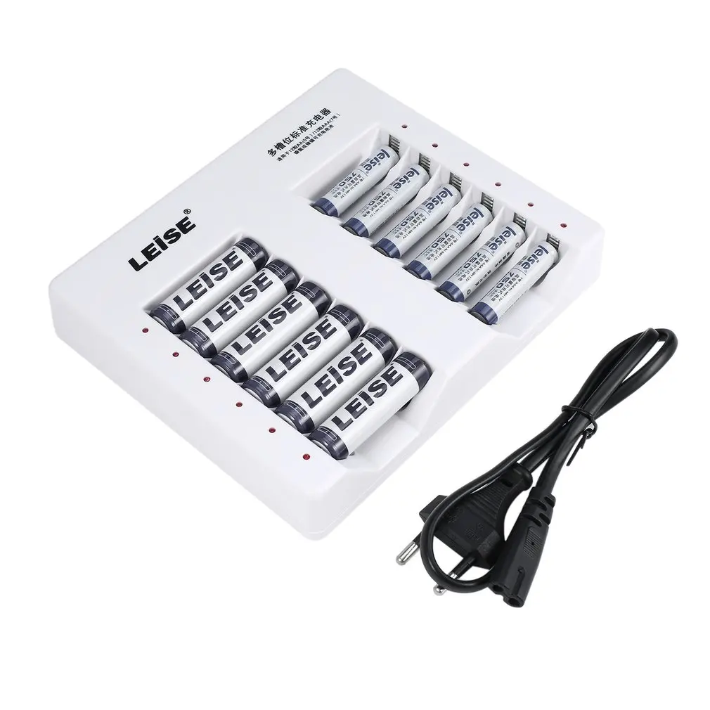 LEISE-813 12 слотов интеллектуальная стандартная аккумуляторная батарея зарядное