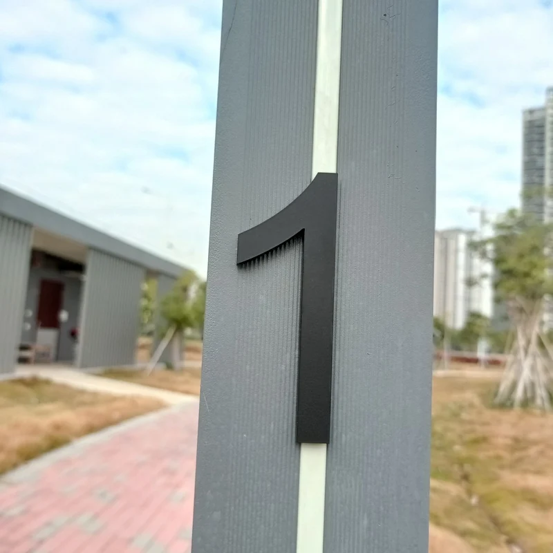 4 inch 10cm Modern House Number Door Home Address Mailbox Numbers for Digital Outdoor Sign Inch. #0-9 Black | Обустройство дома
