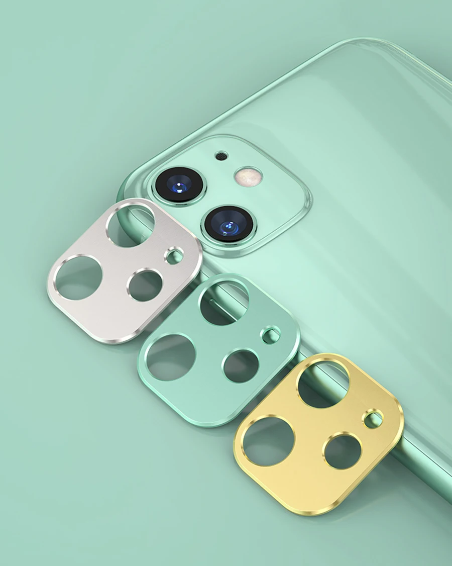 Для iPhone 11 Pro Max пленка из закаленного стекла задняя крышка объектива камеры металлическое защитное кольцо чехол для iPhone 11 защита экрана