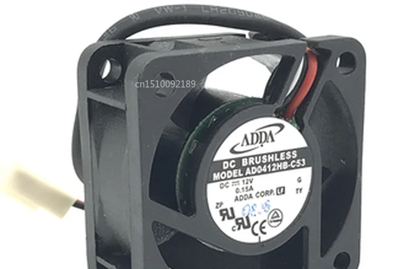 

original AD0412HB-C53 4cm 4020 40mm fan DC12V 0.15A 3 line switch power supply small cooling fan