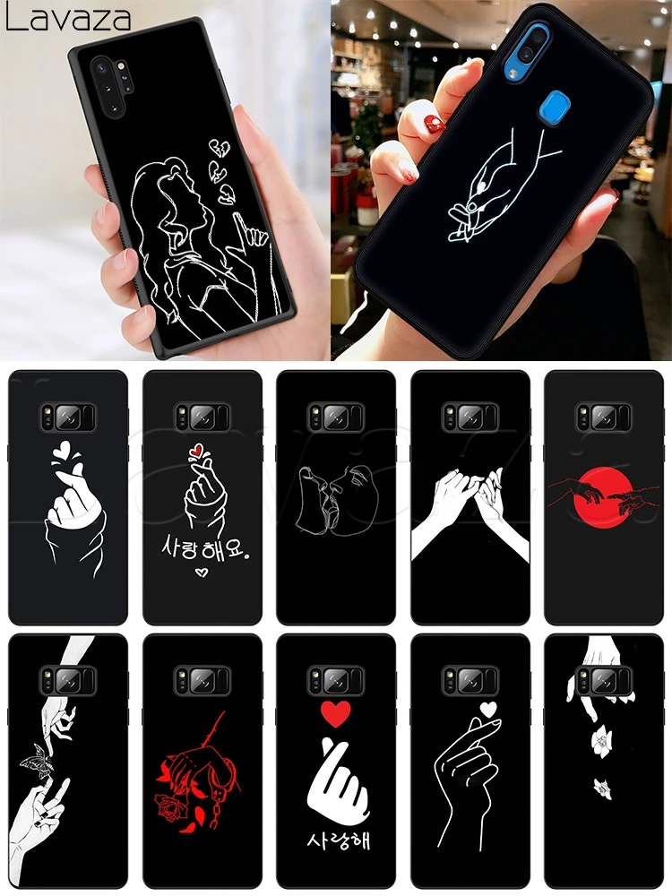 Мягкий силиконовый чехол Lavaza в минималистичном стиле с линиями для Samsung S6 S7 Edge S8 S9