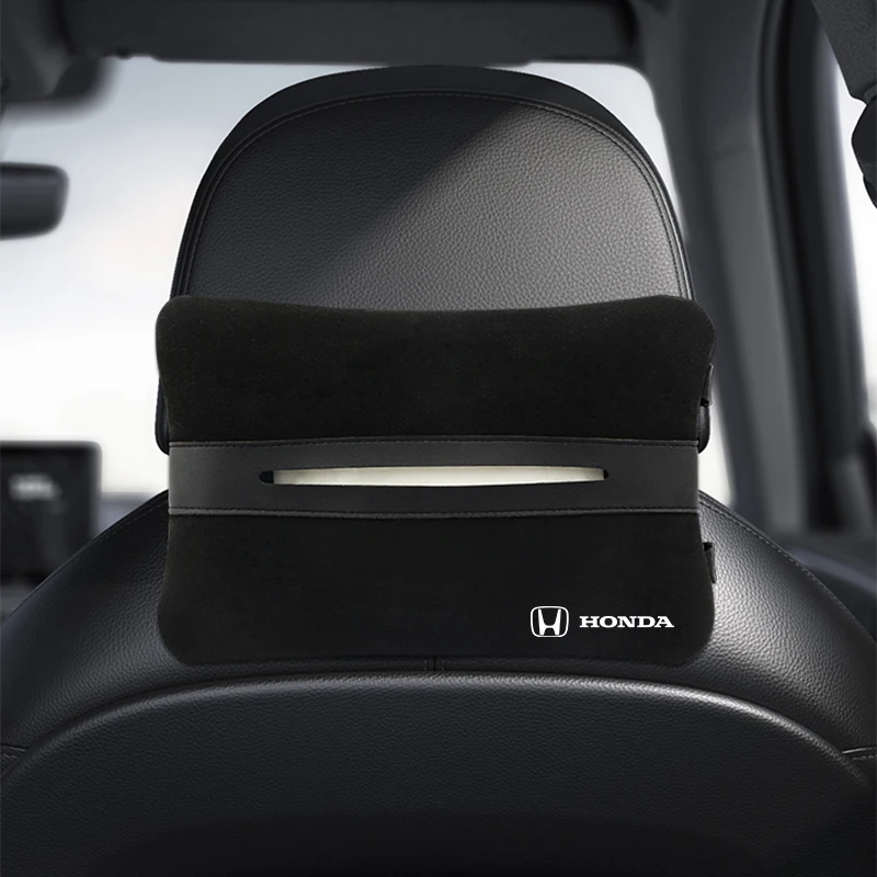 

1 Pcs High quality Suede Car Tissue Box Towel Sets Car Sun Visor Tissue Box Holder for Honda TYPER Civic XR-V HR-V Accord