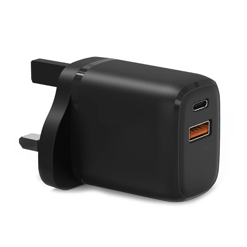 Quick Charge PD20W+QC3.0 Fast Charging Dual Port Charger For Mobile Phone Chargers UK Plug USB Adapter | Электроника