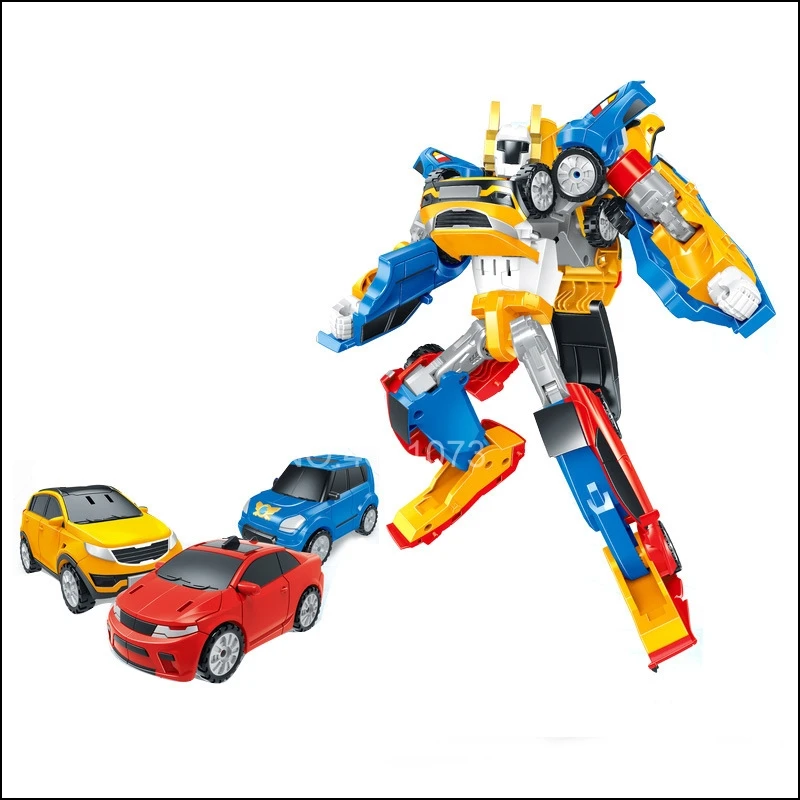 3 in 1 Tobot Transformation Robot Toys Korea Cartoon Brothers Anime Deformation Car Airplane for Child Gift | Игрушки и хобби