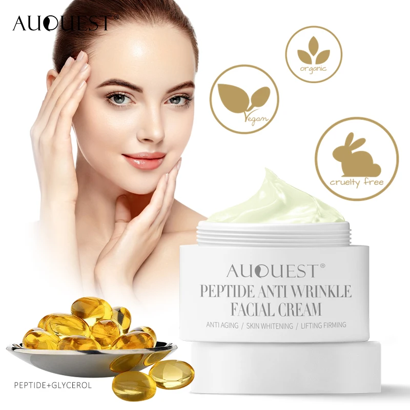 AUQUEST антивозрастной крем для лица против морщин сглаживающий ежедневный