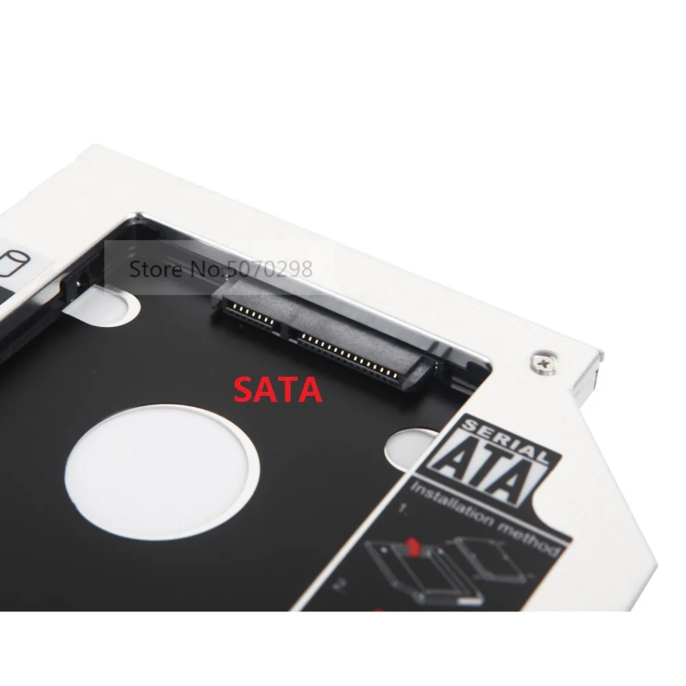 9 5 мм 2nd HDD SSD жесткий диск Оптический отсек Caddy Рамка адаптер для MacBook Pro 13 15 17 дюймов