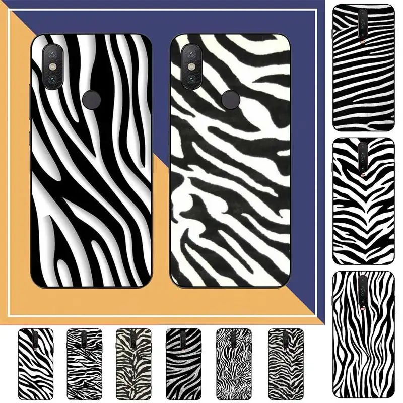 

TOPLBPCS Zebra print clip art animal Phone Case for Redmi Note 8 7 9 4 6 pro max T X 5A 3 10 lite pro