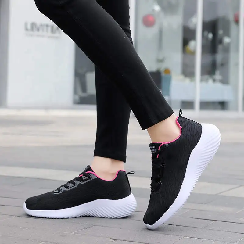 

Damping Sneakers Sport Woman Running Massive Soles Sports Shoes Aqua Sneakers Girl Women's Sport Shoes On The Platform Tennis