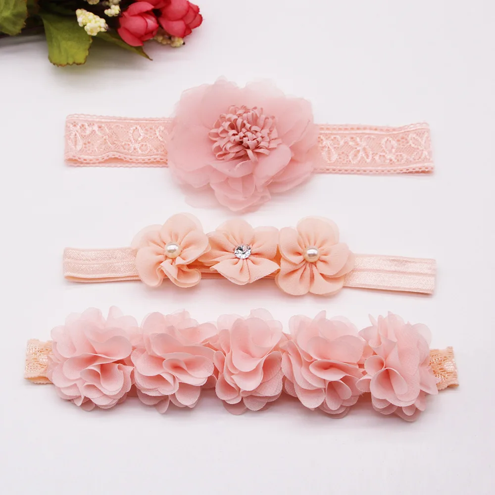 

3Pcs/set Baby Headband Girls Turban Spring Infant Hat Elastic Knot Toddler Newborn Cap Bonnet Headwrap Kids Beanies Hair Band