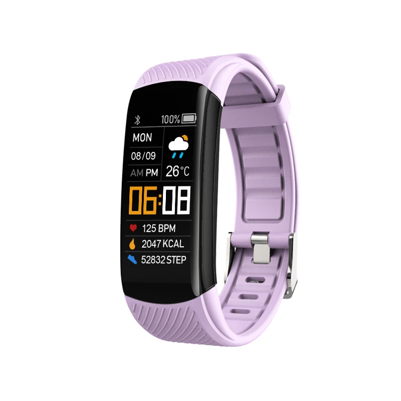 New dip67 waterproof fitness bracelet water sports  tracker blood pressure heart rate pedometer smart watch for ios and android