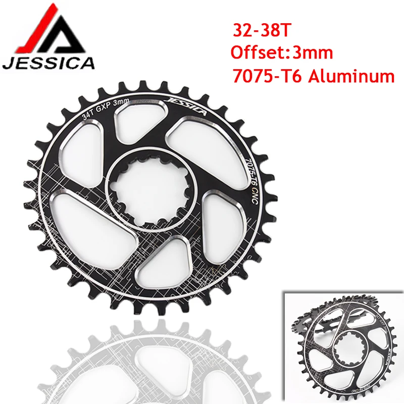 MTB GXP передняя Звездочка 32/34/36/38T узкая широкая цепь из колец Горный Руль для