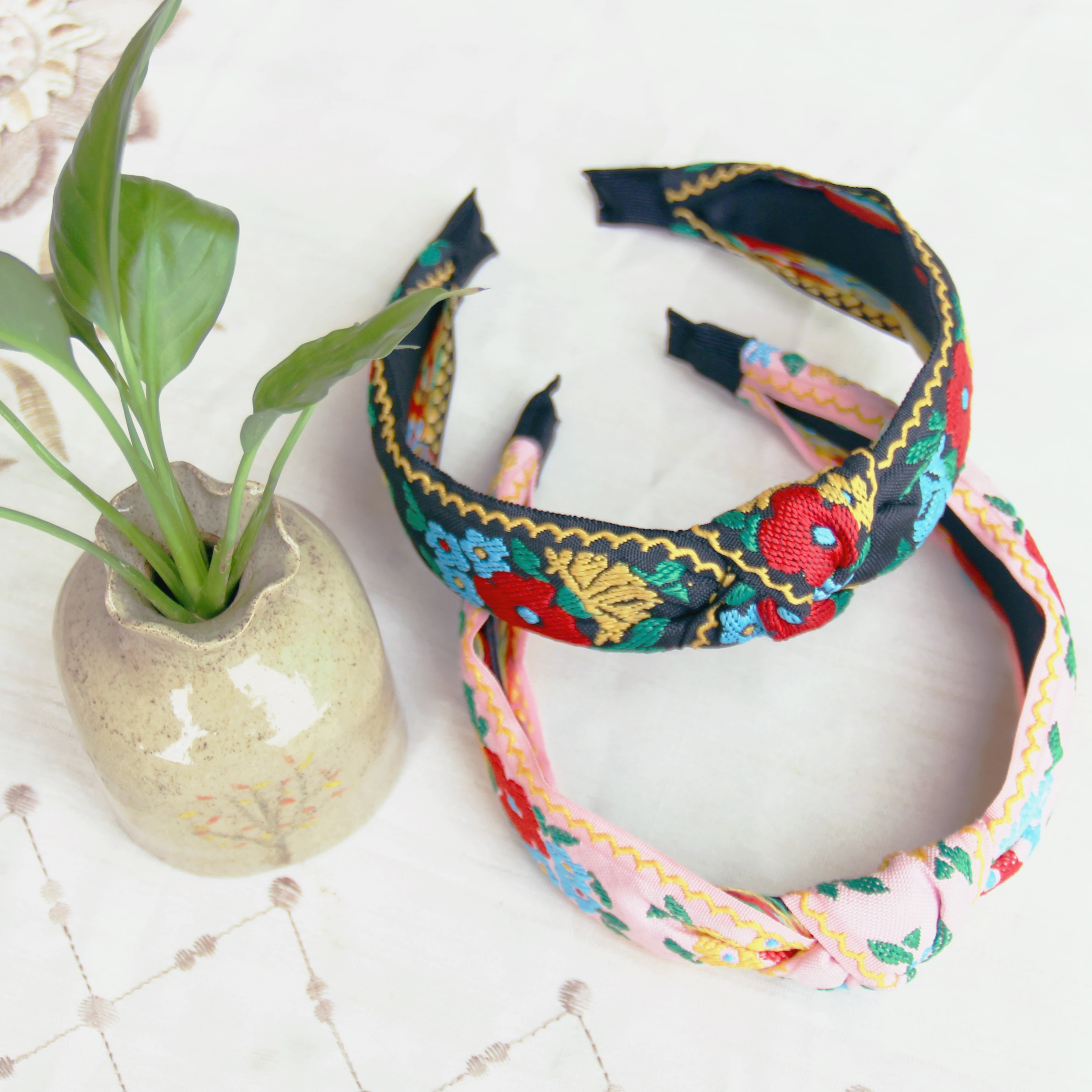 

Женская повязка на голову с узлом, Элегантная классическая повязка на голову в стиле ретро, в богемном стиле