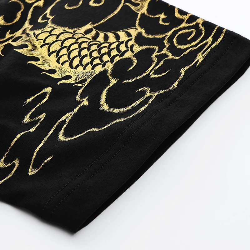 2021 Дракон летние мужские комплект новая брендовая футболка с короткими рукавами