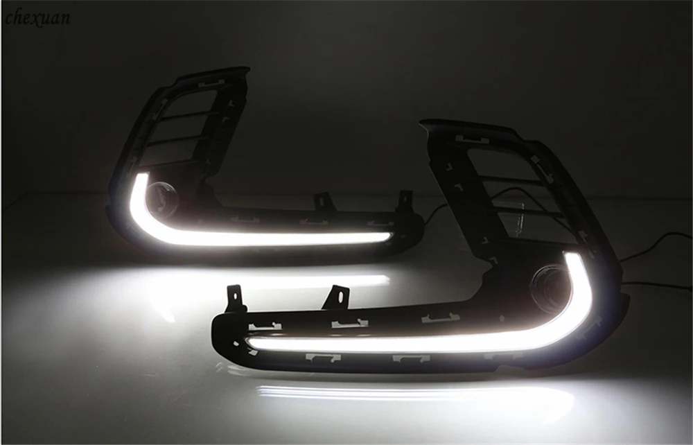 CSCSNL 1 комплект светодиодный ные дневные ходовые огни DRL ABS противотуманная фара