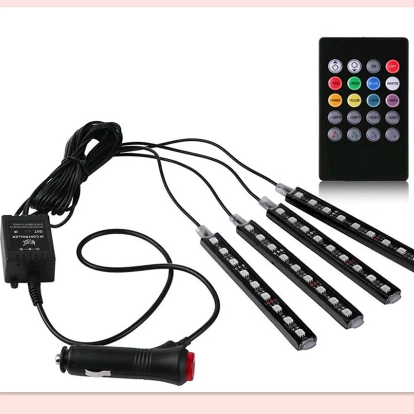

NEW Car Remote Interior decoration LED Strip For jetta 6 lacetti cruze audi a6 c7 mazda kia sportage 2019 lada mazda 3 bk